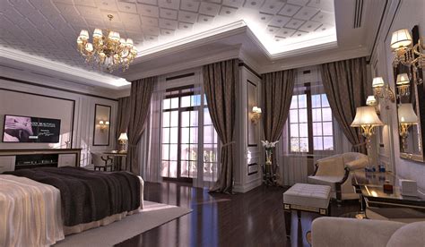 INDESIGNCLUB - Classic Bedroom interior design in Traditional style