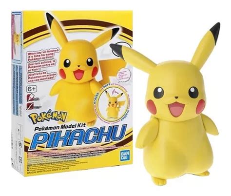 Bandai Model Kit Pokemon Pikachu Figura Muñeco Juguete Armar Cuotas