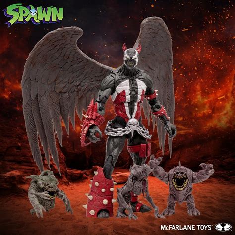 Spawn King Spawn and Demon Minions 7-Inch Scale Action Figure