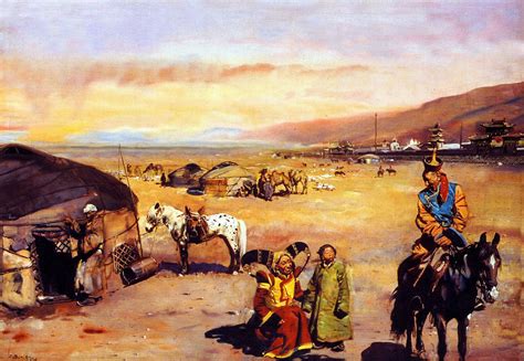 Zdeněk Burian: On the Mongolian Steppe