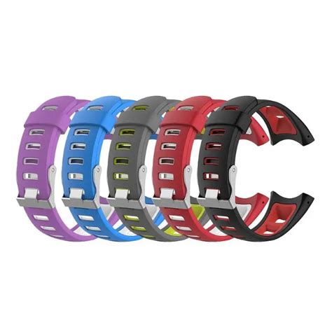 Aliexpress Buy Alloyseed Dual Color Soft Silicone Watch Strap