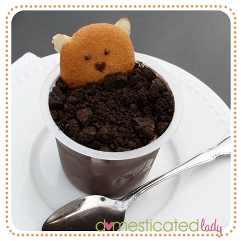 Be Different...Act Normal: Groundhog Day Pudding Snack