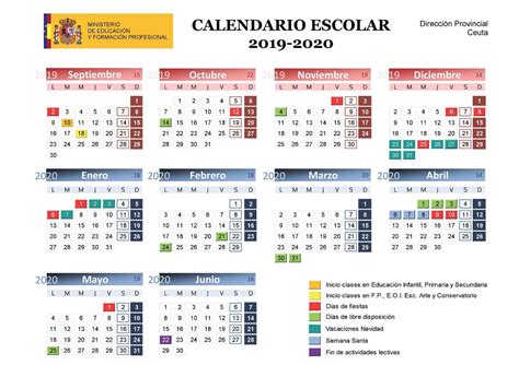 Calendario Escolar Para Descargar Fechas Y Festivos En Todas