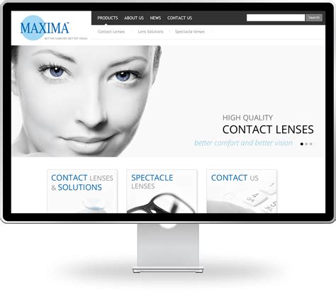 Maxima Optics - Imagefile Website Design and Development Services!