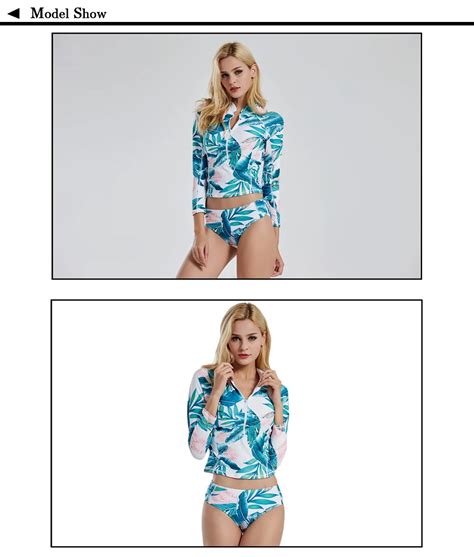 Trisass New Long Sleeve Women Bikini Set Bandage Bikini Zipper