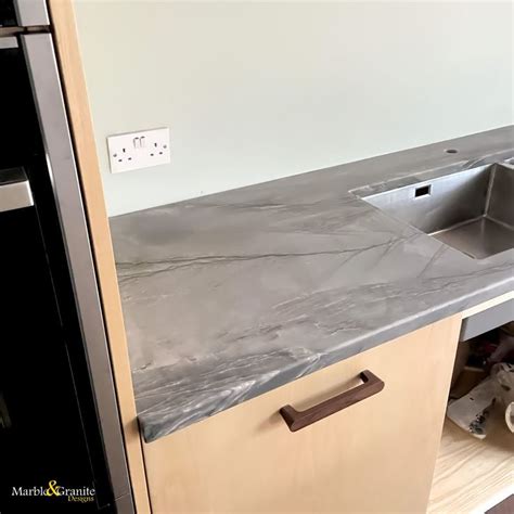 Quartzite Kitchen Worktops With Cosentino Sensa Platino Kitchen