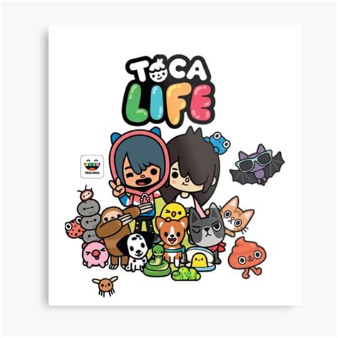 Toca Boca Toca Boca 2021 Toca Life World Metal Print For Sale By