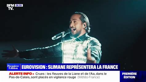 Mon amour le titre que chantera Slimane à l Eurovision dévoilé