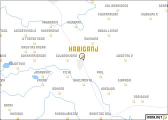 Habiganj (Bangladesh) map - nona.net