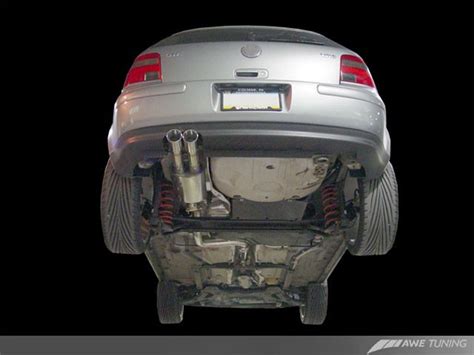 AWE Cat Back Performance Exhaust for Mk4 Golf and GTI - Dual Outlet