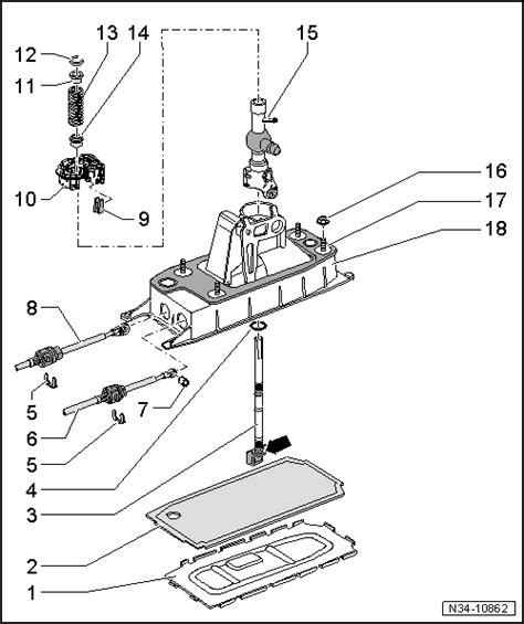 Revue Technique Automobile Volkswagen Golf Levier De Vitesses Et