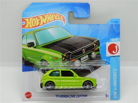 Hot Wheels Honda Civic Custom 73 Rare Miniature Collectible Model Geschenk Worldwide