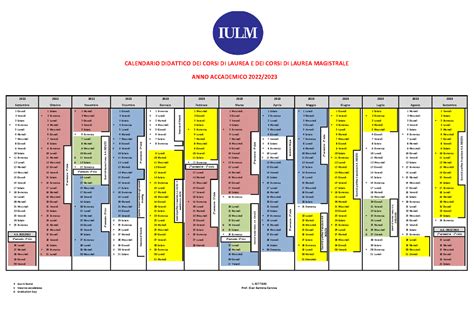 Calendario Didattico Iulm Gusty Katusha