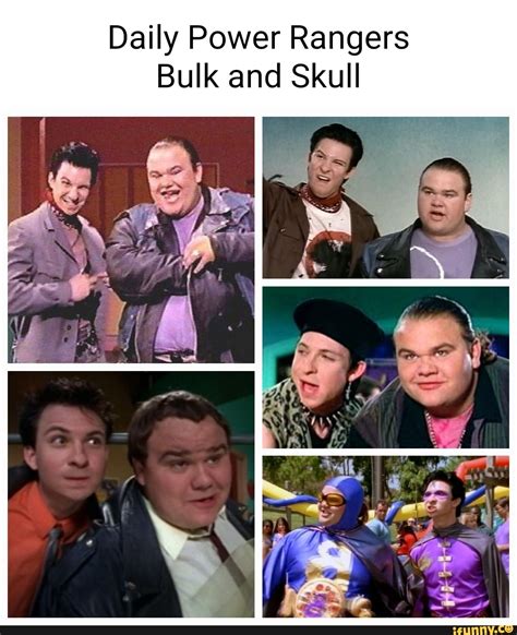 Daily Power Rangers Bulk and Skull - iFunny