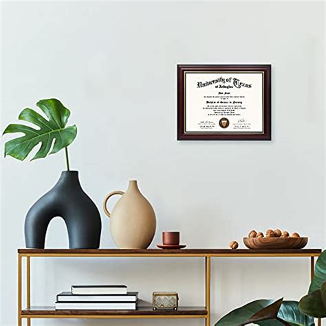 Graduationmall X Certificate Diploma Frame Solid Wood Uv