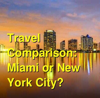 Should I Visit Miami or New York City? Which is Better for Food ...