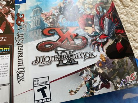 Ys IX 9 Monstrum Nox Pact Edition W Art Book PlayStation 4 PS4