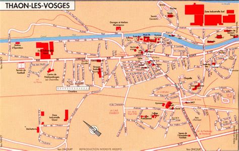 Carte De Thaon Les Vosges