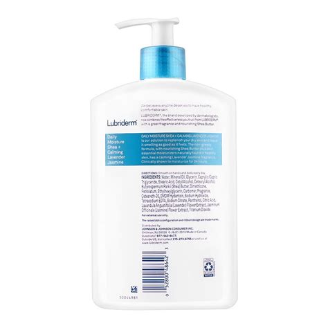 Buy Lubriderm Shea Calming Lavender Jasmine Daily Moisture Lotion