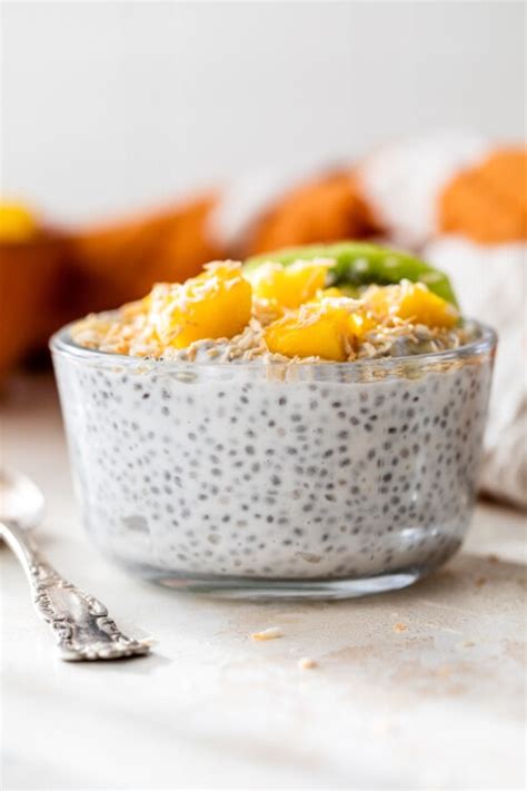 Tropical Chia Pudding Breakfast Bowl High Protein Skinnytaste