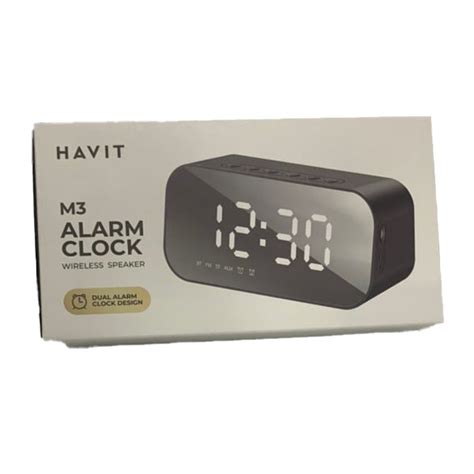 Havit Alarm Clock Wireless Speakers M Skit Store