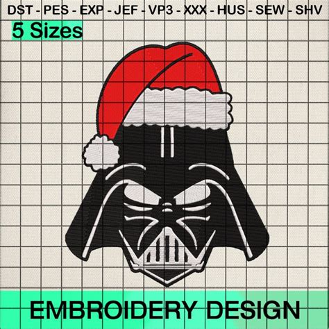 Christmas Stormtrooper Embroidery Design - SVGbees