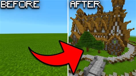 Instant Houses Mod In Minecraft Pe How To Spawn Houses Instantly