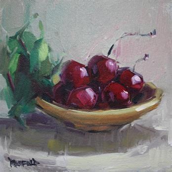 The Cathleen Rehfeld Gallery Cherries Painting Food Art Painting