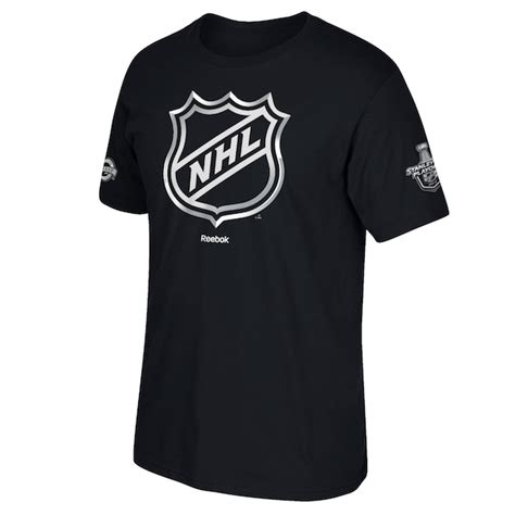 Mens Nhl Reebok Black 2017 Stanley Cup Playoffs Shield T Shirt Shop