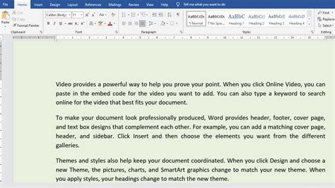 Microsoft Word Styles Templates