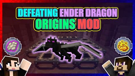 Siblings Finally Take On The Ender Dragon Origins Mod Series Youtube