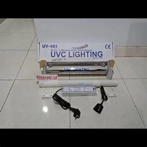 Jual Lampu ULTRAVIOLET UVC 4 GPM 24 WATT Surabaya Mitra Water