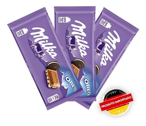 Kit Importado Super Premium X Barra Milka Oreo Brownie G