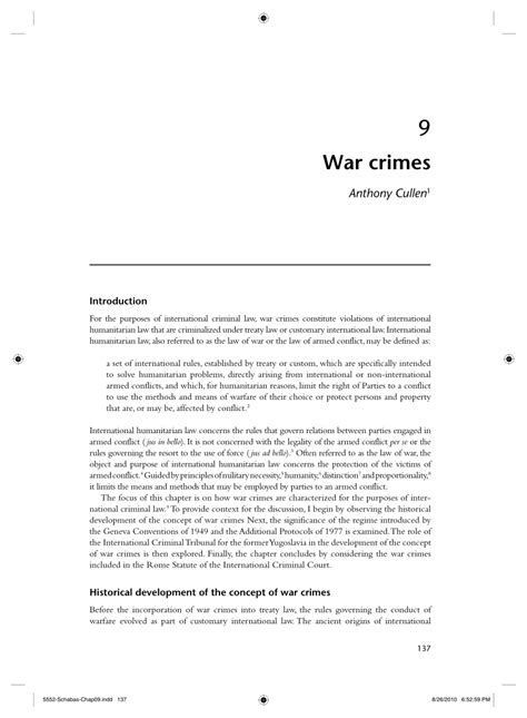 Pdf War Crimes