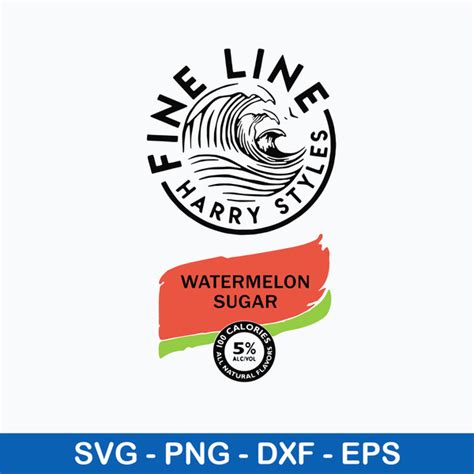 Fine Line Harry Styles Watermelon Sugar Svg Png Dxf Eps Fil Inspire Uplift