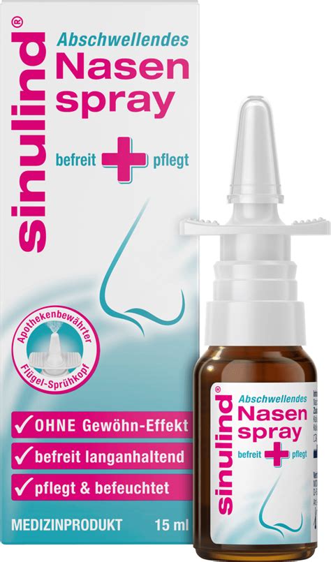 Sinulind Abschwellendes Nasenspray Ml Dauerhaft G Nstig Online