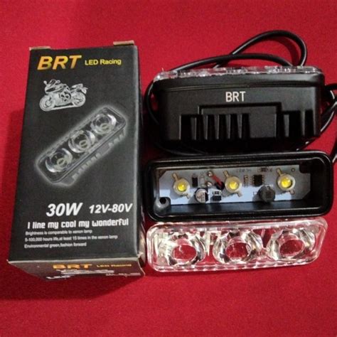 Jual LAMPU SOROT BRT LED HPL CREE RACING E03 LAMPU TEMBAK 3 MATA 30WATT