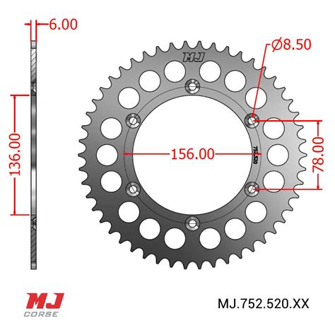 Couronne Mj Compatible Avec Sherco Scf R Mj Corse