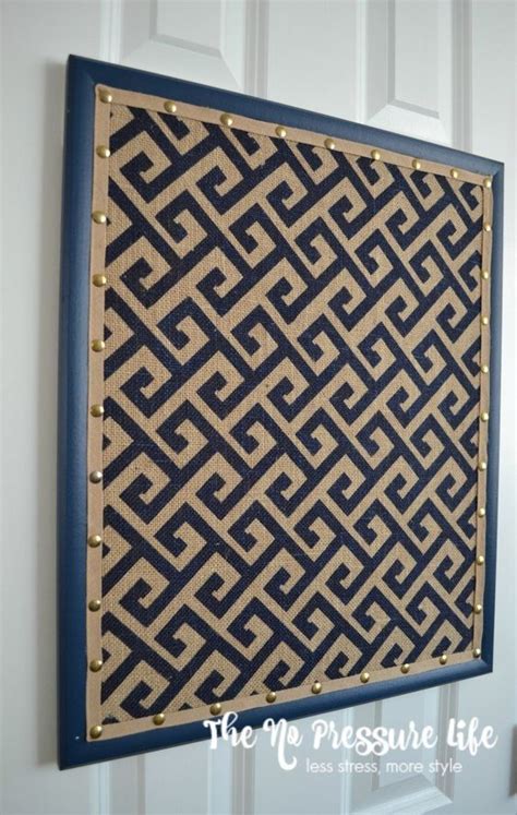 Cork Board Makeover With Fabric An Easy Diy Project In Just 4 Steps