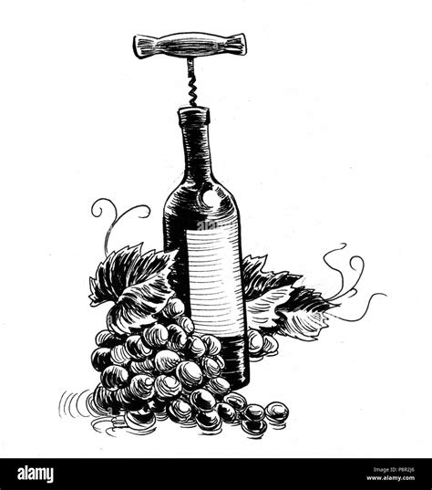 Wine Bottle Illustration Hi Res Stock Photography And Images Alamy