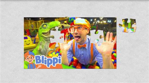 Puzzle Blippi Visits An Indoor Playground Kinderland Dinosaur Song