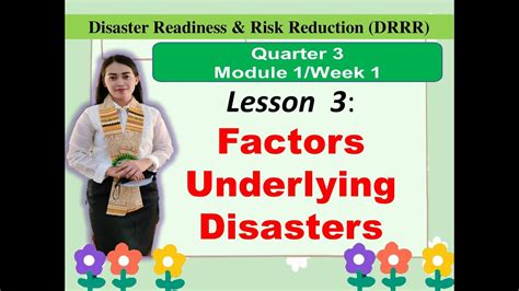 Disaster Readiness And Risk Reduction Drrr Module 1 Lesson 3