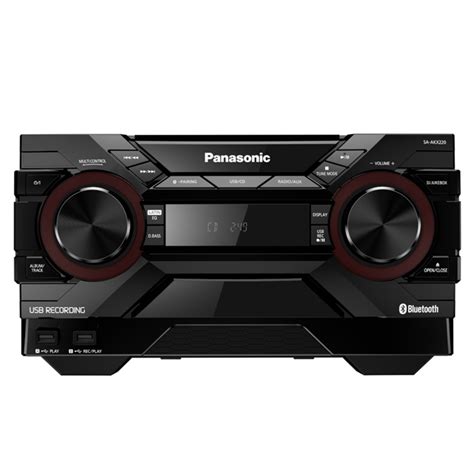 Mini System Panasonic SC AKX220LBK 450W Preto Bivolt Schumann