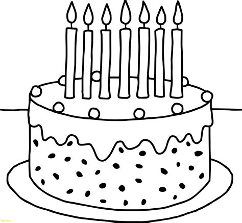 Birthday Cake Printable Coloring Pages Web Get This Free Happy Birthday ...