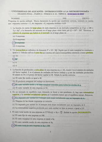 Examen Resuelto Parcial Enero Pdf