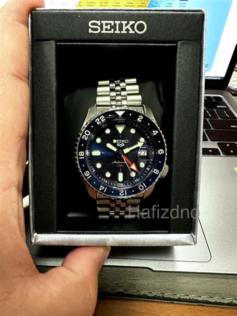 Seiko Sports Ssk K Gmt Blue Dial Automatic Men S Fashion Watches