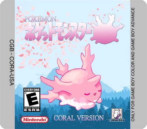 Saw Someone Post Their Pokemon Coral Box Art So Heres My Take On A