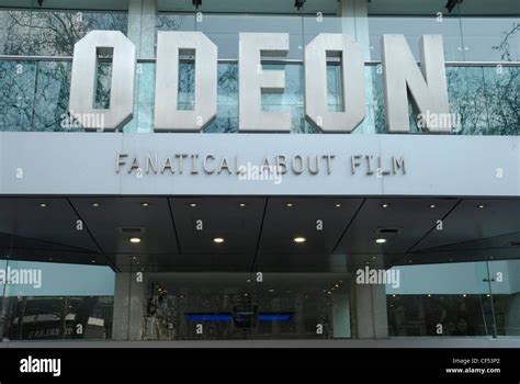 Exterior View Of The Entrance To The Odeon Cinema In Leicester Square