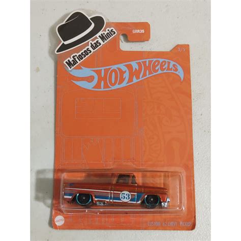 Hot Wheels Custom Chevy Anos Hot Wheels Th Shopee Brasil