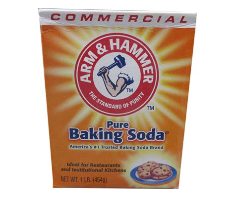 Arm And Hammer 84104 White Sodium Bicarbonate Baking Soda Powder 454